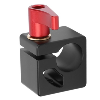 15mm Single Rod Clamp 1/4in 3/8in Thread Secure Connection Quick Release For SET
