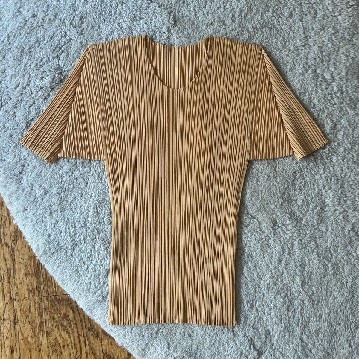Pleats Please Issey Miyake Batwing Top Size 3 Yellow | eBay