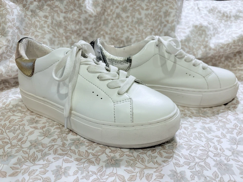 Tenis Kurt Geiger para mujer London Laney Eagle brillantes multi/blancos talla 6/37 Foto 4 de 4