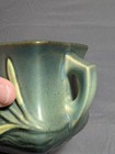 Vintage Roseville Pottery Planter / Window Box, Freesia Green #1392-8  — photo 8
