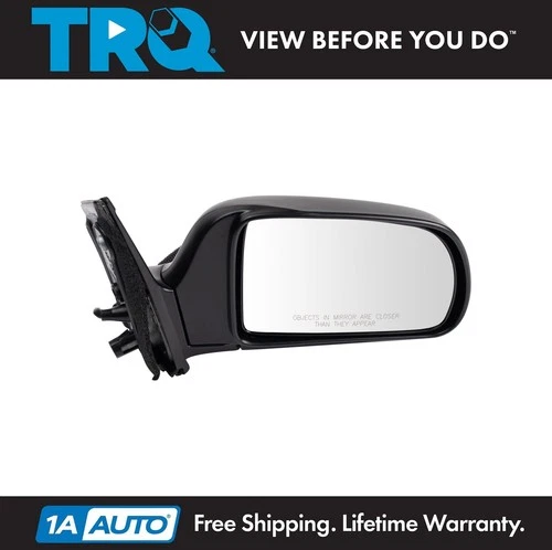 TRQ Power Side View Mirror Black Passenger Right RH NEW for 98-03 Toyota Sienna