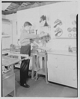 Burson & Marstellar at Fishman's, New Preston, Connecticut. Drill press