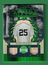 2025 LEAF BRONX LEGACY MARK TEIXEIRA DUAL BAT THE EMPIRE GREEN 4/5 YANKEES