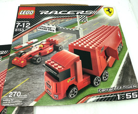 LEGO Racers Ferrari F1 Truck 8153 With Box and Instructions