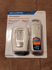 AcuRite Wireless Indoor Outdoor Digital Temperature Thermometer Records High Low