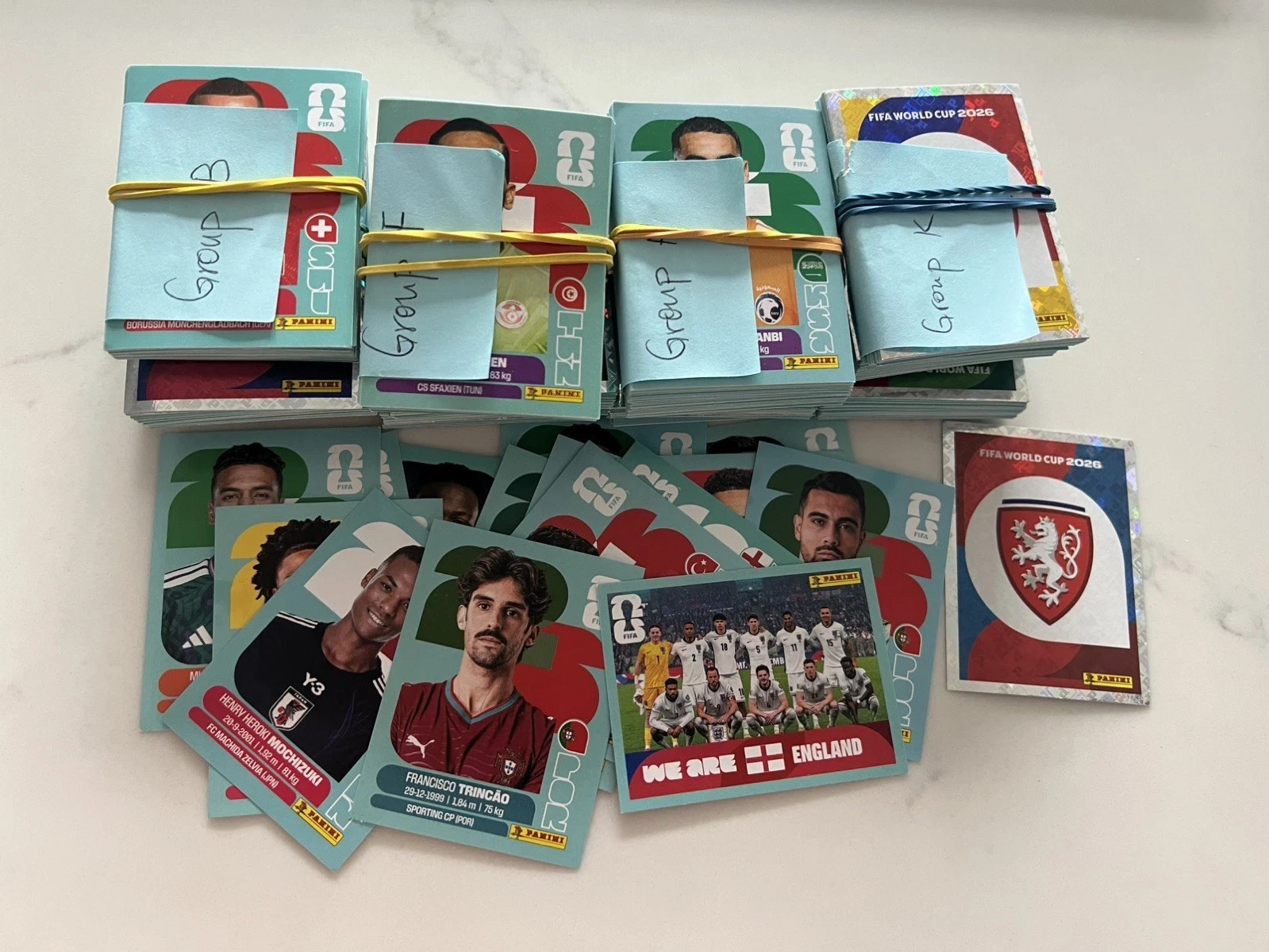 2026 Panini FIFA World Cup Stickers PICK ANY 10 (BLUE INTERNATIONAL VERSION)