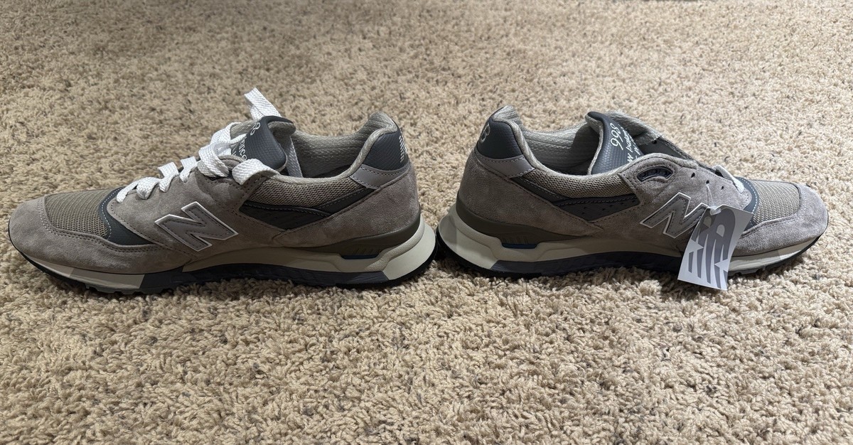 New Balance 998 Made in the USA Men's Size 12 D U998GR Gray Suede