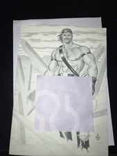 Gay Greeting Card Vintage 1985 Urban Warrior Affordable Rare Ready To Frame