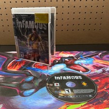 inFAMOUS Sony PlayStation 3 PS3 Disc & Case - Untested