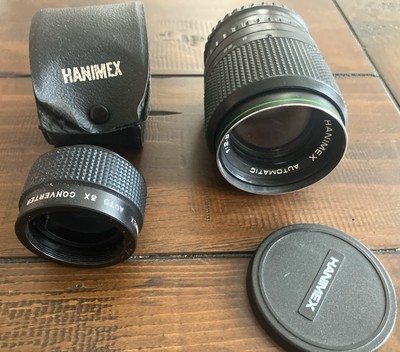 HANIMEX AUTO 2X CONVERTER JAPAN With A F 135mm 1:2.8 Automatic Lens