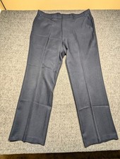 Vintage 70s Levi  s Action Slacks Mens 40x30 Black Polyester Dress Pants USA Made