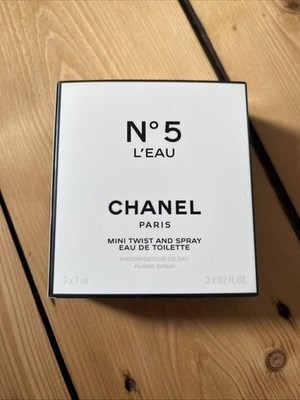 CHANEL N5 L Eau-Eau De Toilette Mini Twist & Spray Limited Edition 3x7ml NEU OVP