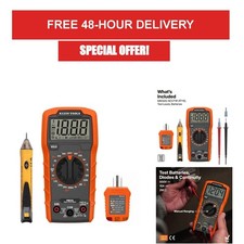 Klein Tools 69149P Electrical Test Kit Digital Multimeter Voltage Tester