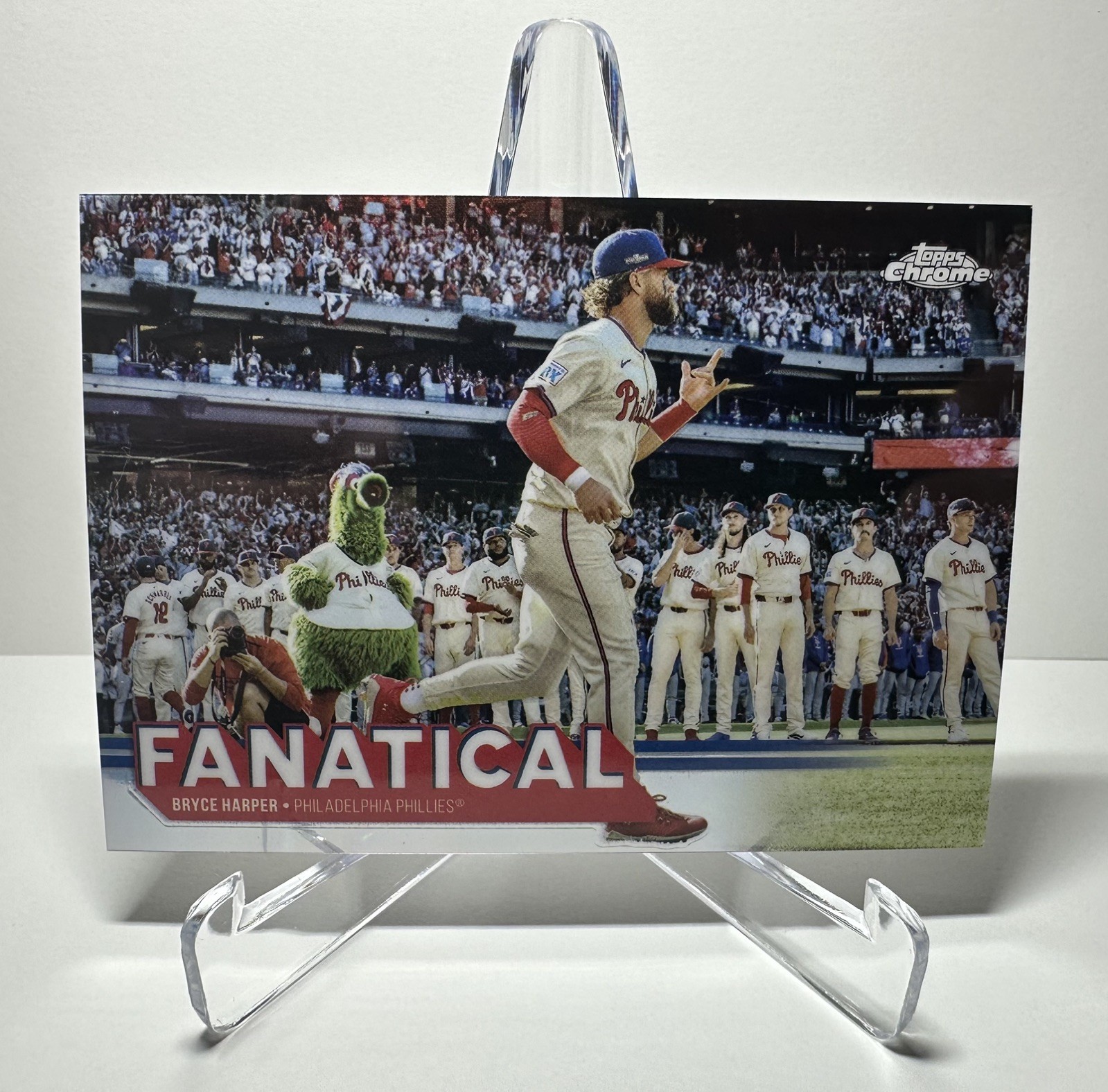 2025 Topps Chrome Bryce Harper Fanatical #FAN-15 Phillies Case Hit