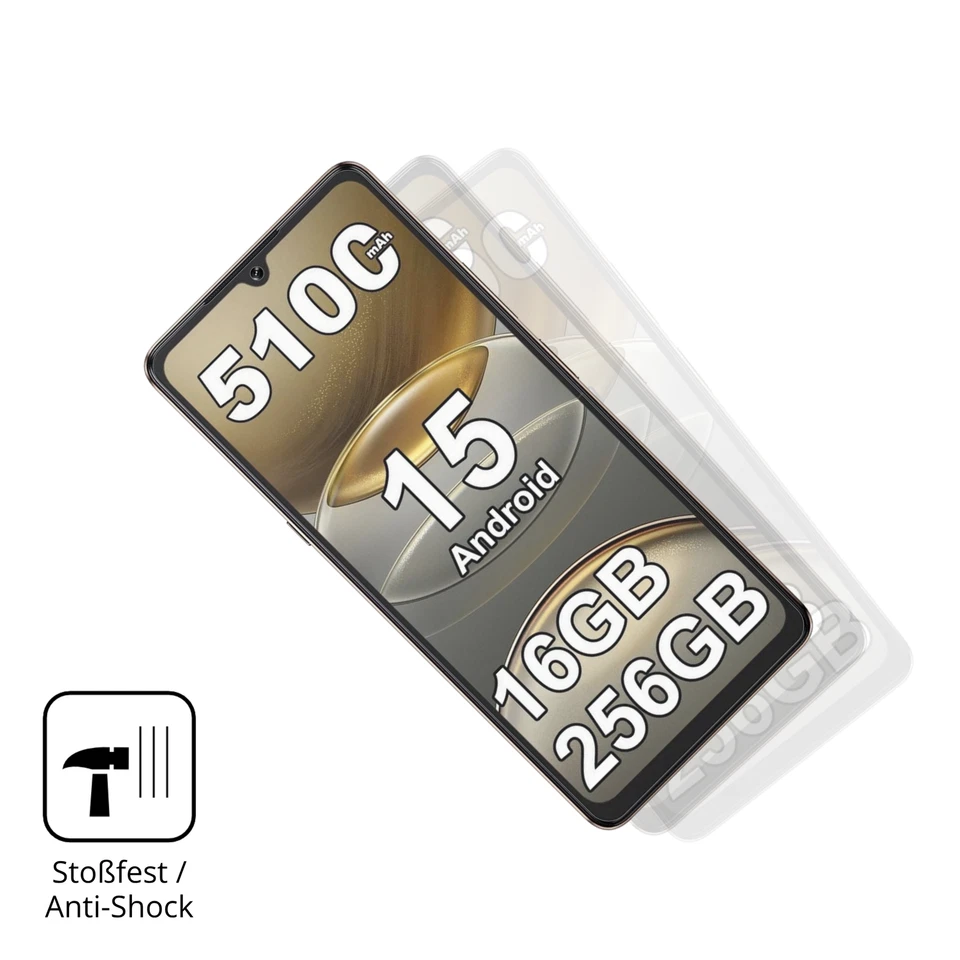 2x Protector de Pantalla para Cubot X100 Cristal Flexible Mate 9H dipos Foto 4 de 4