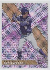 2019 Panini Elite Extra Edition Aspirations Purple 247/250 Zach Watson #79 s3g