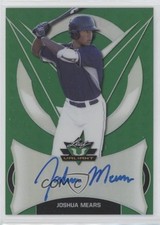 2019 Leaf Valiant Green Prismatic 91/99 Joshua Mears #BA-JM1 Auto 00ht