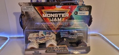 Monster Jam Monster Trucks Gears and Galaxies  Blue Thunder vs Grave Digger Neu
