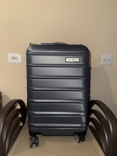 Samsonite Omni 2 Hardside Expandable Luggage Spinner Carry On 20" Midnight Grey