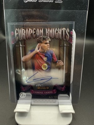 Lamine Yamal Merlin UEFA Black European Knights Auto /10