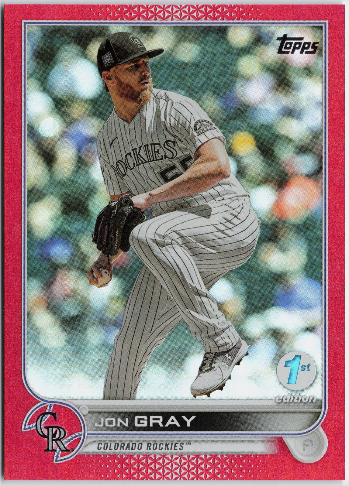 2022 Topps 1st Edition #161 Jon Gray Red Foil #/50