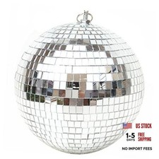 Mirror Disco Ball 8 Inch Hanging Disco Ball for Party Wedding Holiday Home