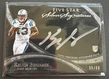 2014 Topps Five Star KELVIN BENJAMIN Silver Signatures /60 RC Auto Panthers FSU