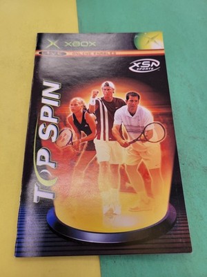 Top Spin Xbox Game Manual