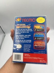 Juego Nintendo NES Tecmo World Wrestling CIB Completo En Caja 