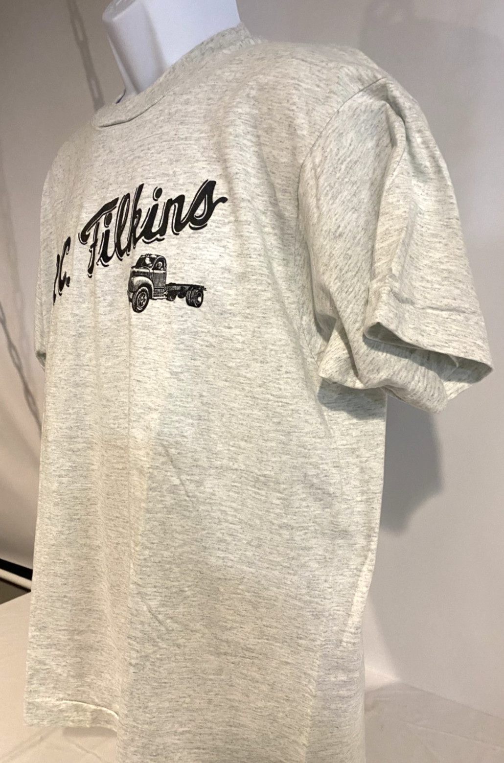 Vintage 1980s RC Filkins Trucking T-Shirt NOS Deadstock Made USTrucker Tee Shirt