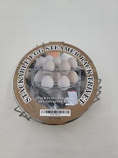 2 Pc Egg Rack Steamer Stackable w/ Dish clip for Instant Pot 5,6qt Pressure Cook