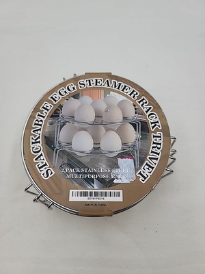 #ad #ad 2 Pc Egg Rack Steamer Stackable w Dish clip for Instant Pot 56qt Pressure Cook $6.95
