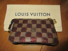 Louis Vuitton Burgandy Paillette Mini Pochett...