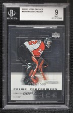 2000-01 Upper Deck Ice 1153/1500 Roman Cechmanek #96 BGS 9 MINT 2cb