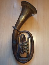 Antique Brass Wind Instrument   Alois Krumphansl, Prague c. 1900 