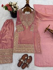 Women Eid Dress Pakistani Salwar Kameez Ready To Wear Suit Wedding Party 3 Piece