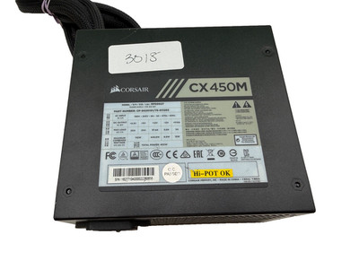 Corsair CX450M ATX Modular Power Supply 450W Black With Cable and Power Cord