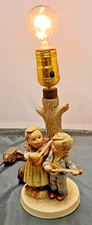 M.J. Hummel Happy Days Lamp Electric 120v Works W.Germany
