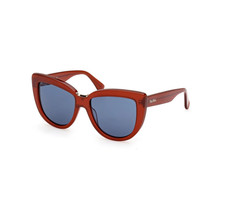 Max Mara Spark2 MM0076 68V Dark Orange CatEye Plastic Sunglasses Frame 55-17-140