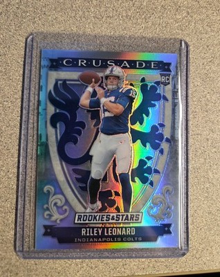2 Riley Leonard Rookies And Stars RC Airborne And Crusade Colts