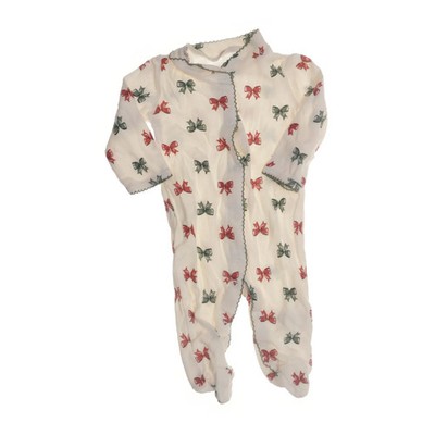 Luxe Threads, Strampler, Größe: 50/56, Weiß/Rot/Grün, Baumwolle, Blumen #OuQ