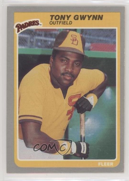 1985 Fleer Tony Gwynn #34 HOF 0c4