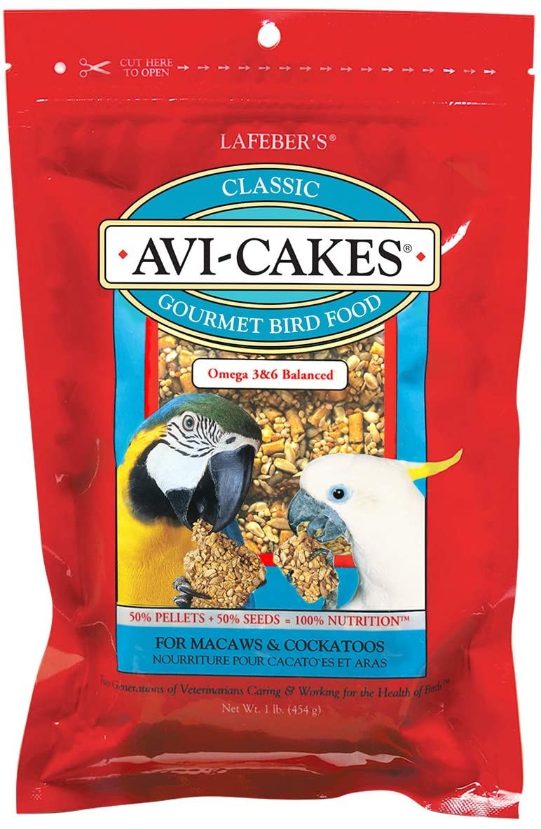 For Macaws & Cockatoos 1-pound - 3 Pack