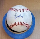 Autographed Baseball game used JONAH COX San Francisco Giants