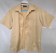 Vintage GUAYABERA FINAS EL MAYAB SHIRT Timeless Sz 38