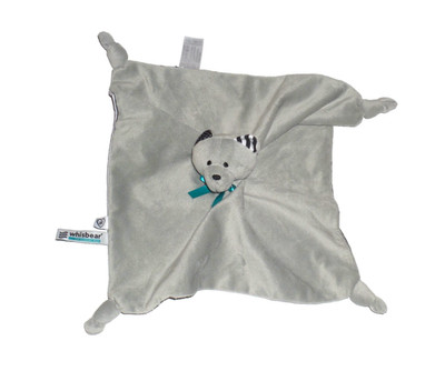 WIE NEU * Bär Whisbear Doudou Huming Bear Schmusetuch Schnuffeltuch Sterntaler