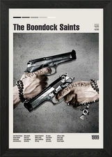 The Boondock Saints Movie Poster Framed Wall Art Poster Canvas Print Picture