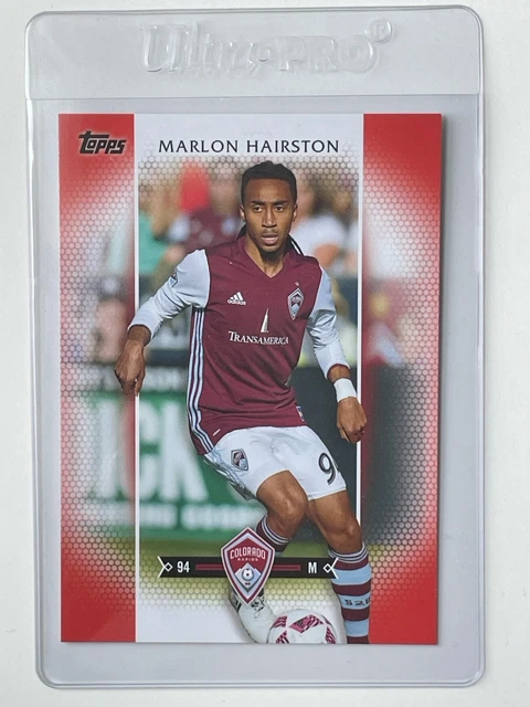 2017 Topps MLS Red #27 Marlon Hairston Colorado Rapids - 05/10