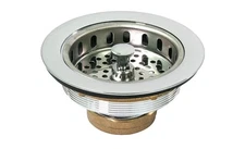 2 Everflow Heavy Duty Chrome Plated Solid Brass Body Sink Drain Strainer Stopper