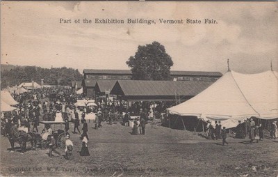 Part Of The Exhibition Buildings Vermont State Fair Series VT 1900s Postcard